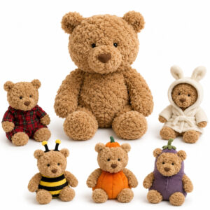 Super Soft Collectible Teddy Bear Plush Toy | PP Cotton Stuffed Bear Gift