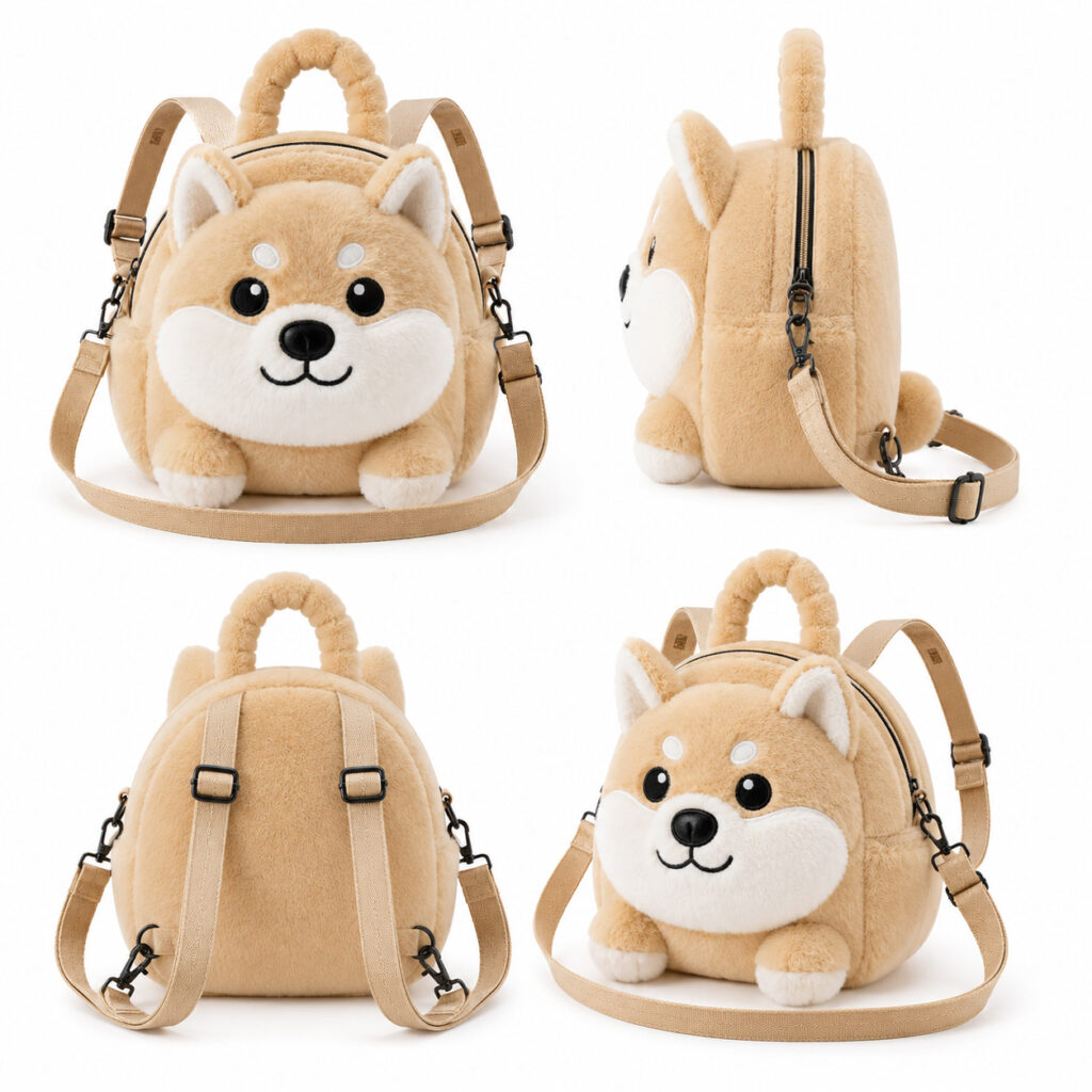 Custom Cute Plush Backpack | Animal Series Kids Bag