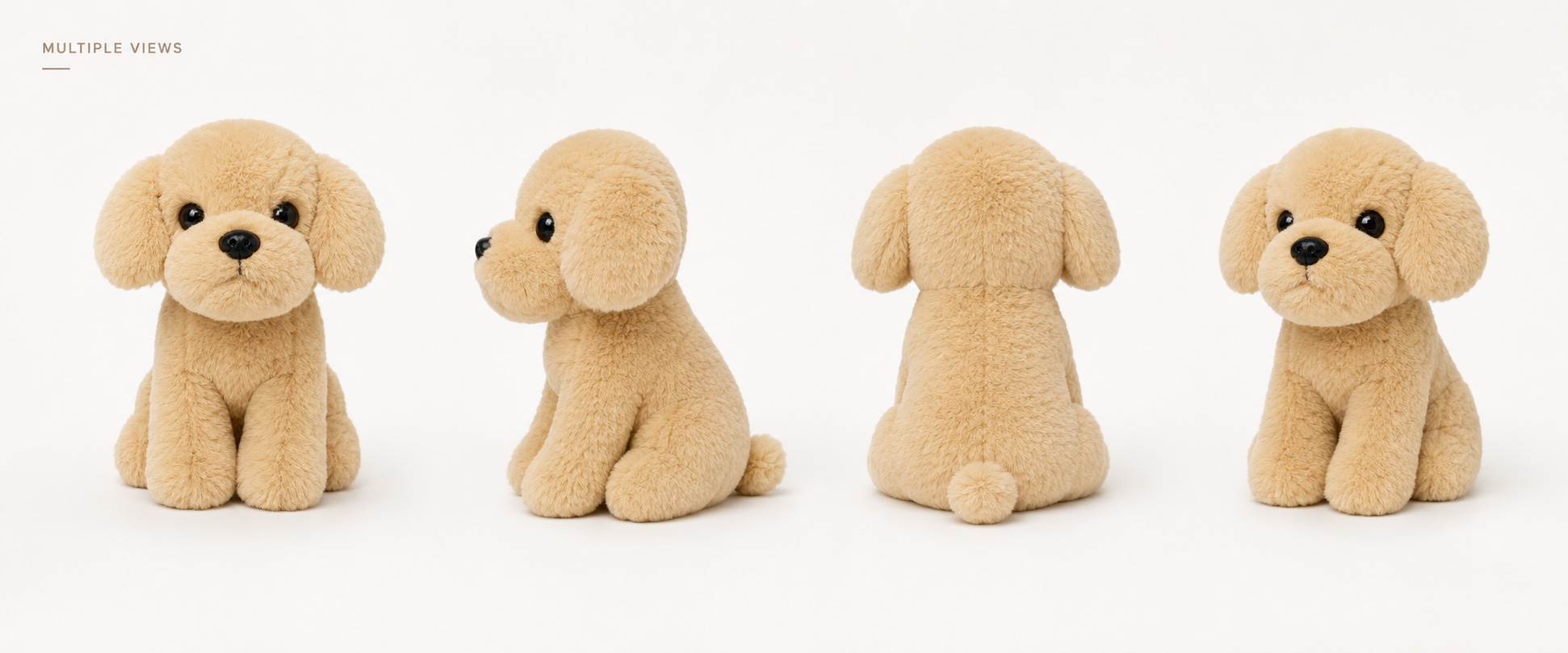 Dog Breed Style	Spaniel, Poodle, Husky, Labrador, Bulldog, Shiba, Corgi, or Custom Puppy Design
Shape Design	Sitting Puppy, Standing Dog, Lying Puppy, Cartoon Dog, Realistic Dog, or Mascot Shape
Fabric Choice	Short Plush, Long Plush, Super Soft Plush, PV Fleece, Smooth Plush, or Fluffy Plush