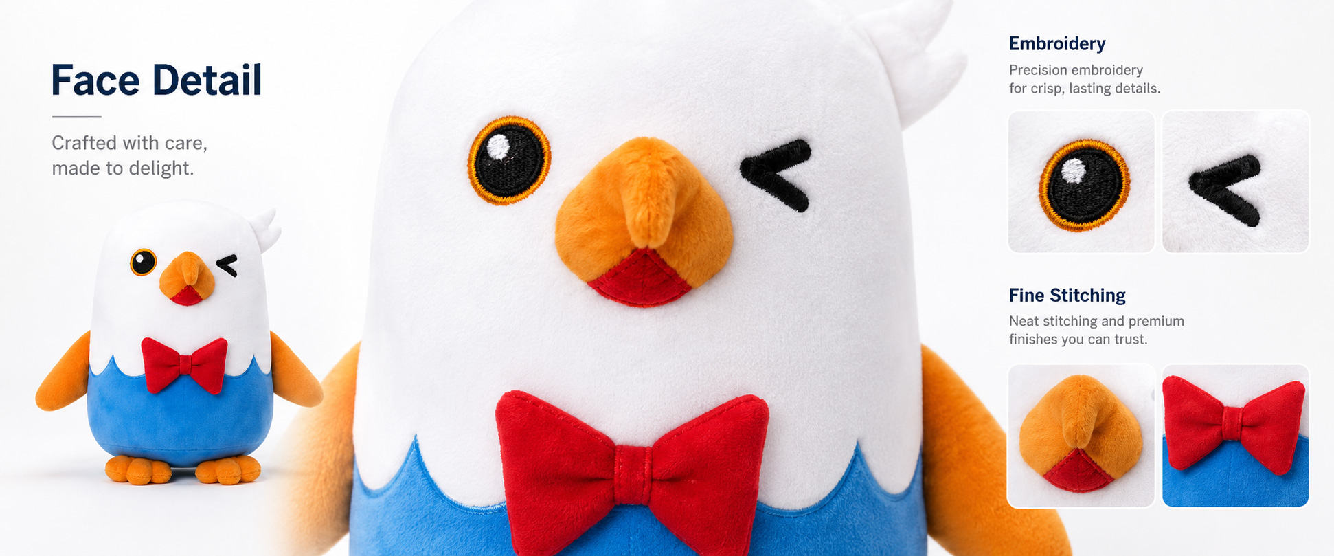 Bulk Production Support

As an anime plush manufacturer and OEM plush supplier, we support B2B buyers from concept development to final shipment.