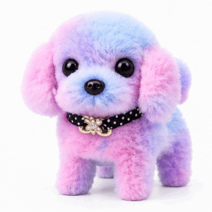 Walking Puppy Plush Toy Educational Dog Stuffed Animal for Kids