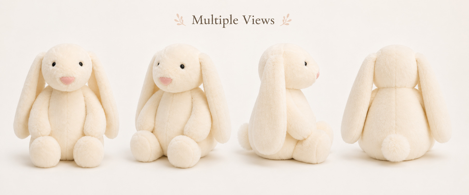 Rabbit Style Long Ear Bunny, Cute Bunny, Baby Rabbit, Sitting Rabbit, Standing Rabbit, or Custom Character Design Size Mini Plush, Medium Plush, Large Plush, Giant Plush, or Custom Dimensions Fabric Choice Super Soft Plush, Short Plush, Long Plush, PV Fleece, Polyester Plush, or Other Soft-Touch Materials Rabbit Style Long Ear Bunny, Cute Bunny, Baby Rabbit, Sitting Rabbit, Standing Rabbit, or Custom Character Design Size Mini Plush, Medium Plush, Large Plush, Giant Plush, or Custom Dimensions Fabric Choice Super Soft Plush, Short Plush, Long Plush, PV Fleece, Polyester Plush, or Other Soft-Touch Materials