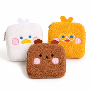 Mini Plush Wallet Bag | Cute Portable Velvet Pouch