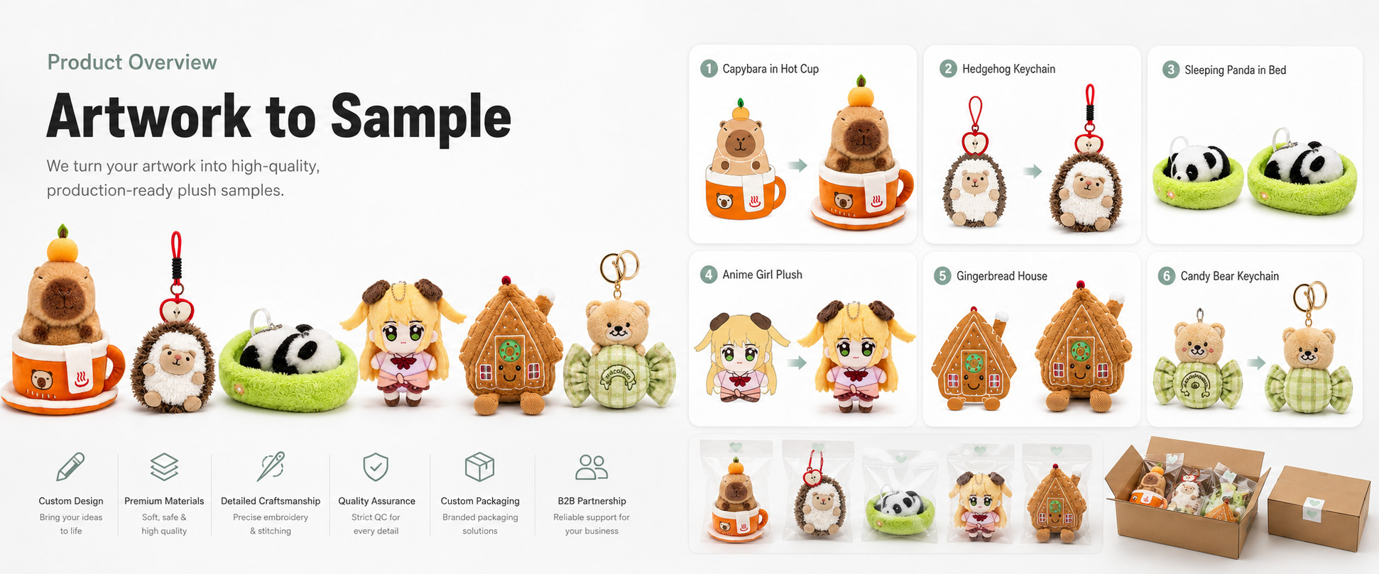 As a professional Custom Plush Toy Manufacturer, we support toy brands, retailers, gift companies, animation studios, game brands, corporate buyers, promotional agencies, and private label sellers with custom plush toy development and bulk production.