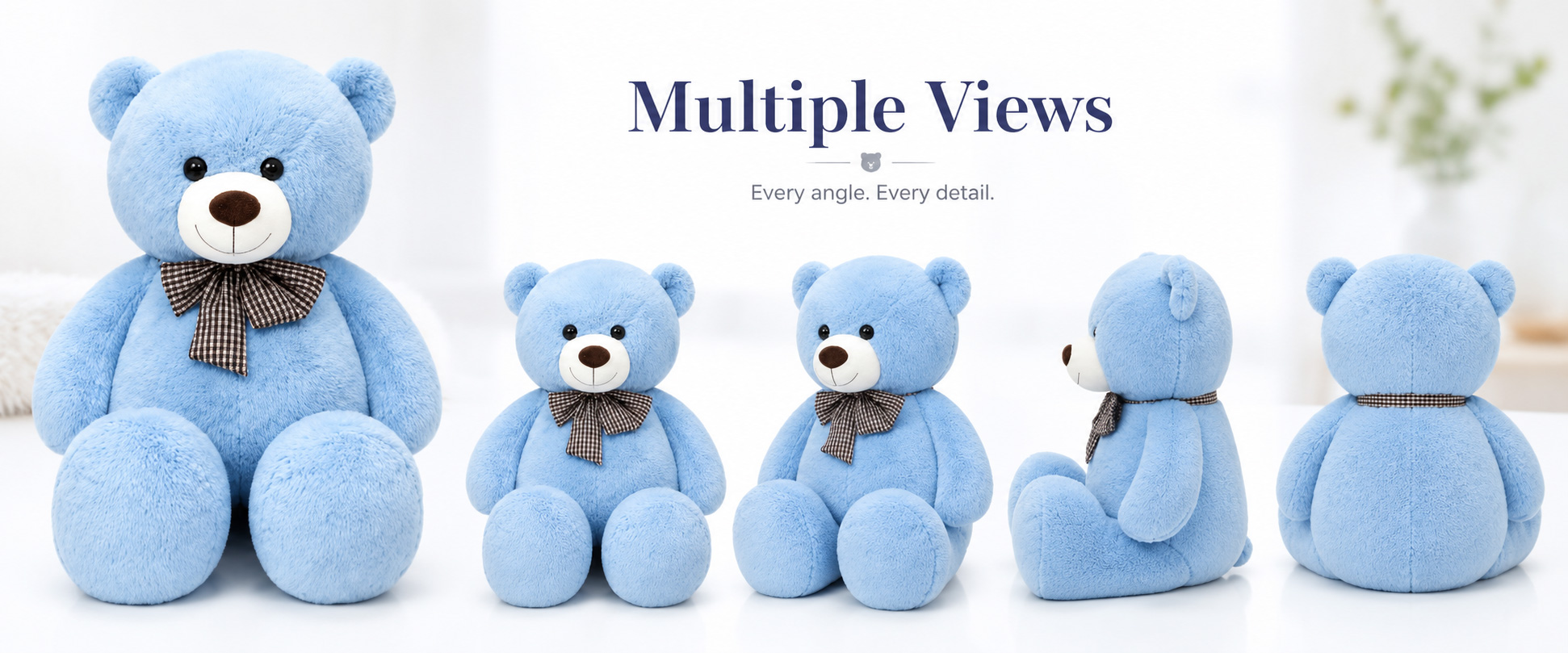 Bear Design Classic Giant Teddy Bear, Sitting Bear, Standing Bear, Luxury Bear, Gift Bear, Valentine Bear, or Custom Mascot Bear Size Large Plush, Giant Plush, Display Plush, Event Plush, Retail Gift Size, or Custom Dimensions Fabric Choice Ultra Soft Plush, Super Soft Plush, Long Plush, Short Plush, PV Fleece, Fluffy Plush, or Smooth Plush Bear Design Classic Giant Teddy Bear, Sitting Bear, Standing Bear, Luxury Bear, Gift Bear, Valentine Bear, or Custom Mascot Bear
Size Large Plush, Giant Plush, Display Plush, Event Plush, Retail Gift Size, or Custom Dimensions
Fabric Choice Ultra Soft Plush, Super Soft Plush, Long Plush, Short Plush, PV Fleece, Fluffy Plush, or Smooth Plush