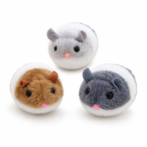 Pull Wire Plush Mouse Toy | Vibrating Movement Soft Toy