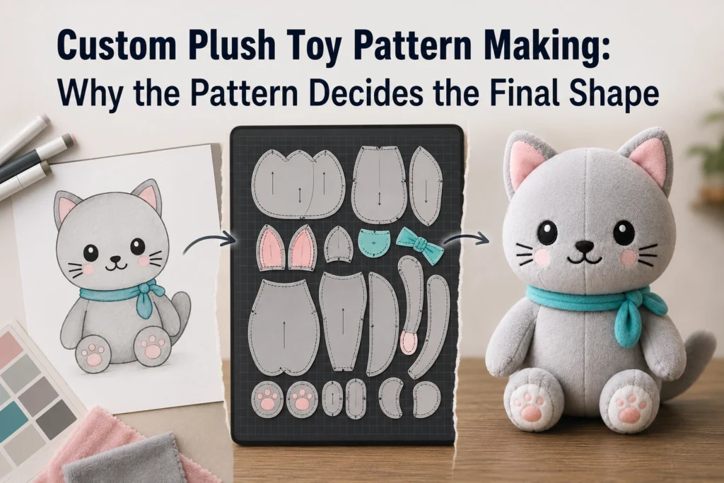 Custom Plush Toy Pattern Making: Why the Pattern Decides the Final Shape
