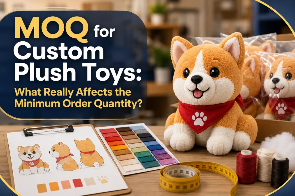 MOQ for Custom Plush Toys: What Really Affects the Minimum Order Quantity?